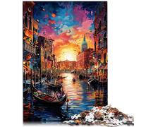 Puzzle 1000 pezzi per adulti Venezia per Jigsaw Puzzle Aiuta il cervello a esercitare giocattoli coinvolgenti per coltivare la pazienza 50x70cm
