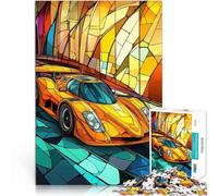 puzzle 1000 pezzi per adulti Vetrata da corsa Aiuta il cervello ad allenare i giocattoli che creano dipendenza per coltivare la pazienza Buon regalo 50x70cm