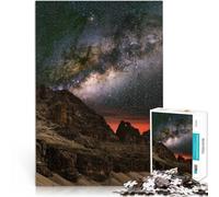 puzzle 1000 pezzi per adulti Via Lattea in montagna per il giocattolo di sfida del gioco educativo è ideale come regalo per tutta la famiglia 38x26cm