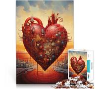 puzzle 1000 pezzi per adulti Viaggio del cuore Giocattolo educativo intellettuale decomprimente Gioco educativo per compleanno e Natale 38x26cm