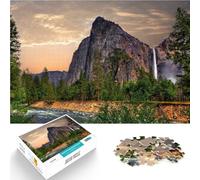 puzzle 1000 pezzi per adulti Viaggio nella natura di Yosemite Vacanza a casa: uccidere il tempo perché è ideale come regalo per tutta la famiglia 38x26cm