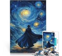 puzzle 1000 pezzi per adulti Viandante della notte stellata Giocattolo educativo per l'apprendimento è ideale come regalo per tutta la famiglia 52x38cm