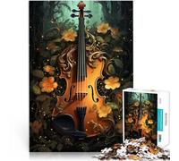 puzzle 1000 pezzi per adulti Violino Vintage Violinist per il giocattolo di sfida del gioco educativo Regali di Babbo Natale segreto 50x70cm