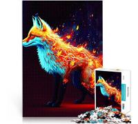 puzzle 1000 pezzi per adulti Volpe della Fantasia Giocattolo educativo intellettuale decomprimente Decorazioni e regali unici per la casa 75x50cm