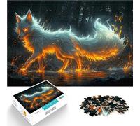 puzzle 1000 pezzi per adulti Volpe di Fuoco Giocattoli che creano dipendenza e sfidano l'intelligenza del cervello Buon regalo 75x50cm