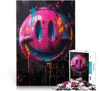 puzzle 1000 pezzi per adulti Volti sorridenti Colori pazzi Allena il tuo cervello e le tue mani è ideale come regalo per tutta la famiglia 38x26cm