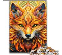 Puzzle 1000 pezzi per adulti Yellow Fox Puzzle difficili per adulti Gioco educativo e divertente per interni per l'arredamento della casa (dimensioni 50x75cm)