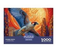 Puzzle 1000 Pezzi - Peregrine Falcon Puzzle Adulti Collection Flying Animals Divertente Ina Famigli - Puzzle Grandi Dimensioni Per Adulti E Bambini Idea Regalo - Pezzi Di Carta Reciclata Di （70x50cm/1