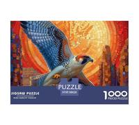 Puzzle 1000 Pezzi Peregrine Falcon Qualità Premium Flying Animals Multicolore Puzzle Al Divertenti Per Uomo E Donna Regalo Per Adulti E Bambini Da 14 Anni E Più 38x26cm/1000pcs