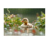 Puzzle 1000 Pezzi Pianta, Puzzle Anatra, Puzzles in Legno Sfide Divertenti Intrattenimento Creativo, Puzzles Classici Divertimento Confezione di Alta Qualità, Idea Regalo Donna, Decor, 75x50cm -1348