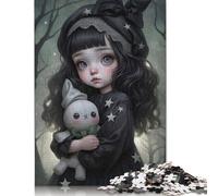 Puzzle 1000 pezzi Piccola strega Puzzle per adulti Puzzle di difficoltà Puzzle educativi Giochi Giocattoli Decorazione per la famiglia 1000 pezzi (75x50 cm)