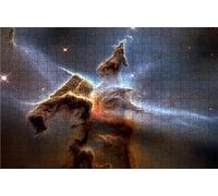 Puzzle 1000 Pezzi Pilastro Della Creazione Puzzle 1000 Pezzi Legno per Adulti Universo, Splendidamente Confezionato in Una Scatola di Cartone, Borsa Rete Portabilità per Regalo Donna 75x50 cm RXPT7187