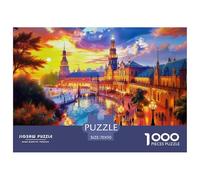 Puzzle 1000 Pezzi Plaza De España Classico Per Carta Al 100% Regalo Perfett Great Architecture Classici Per Adulti E Bambini Adulti E Bambini Dai 14 Anni 70x50cm/1000pcs