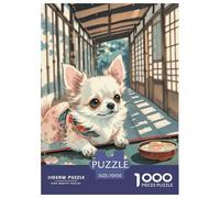 Puzzle 1000 Pezzi Pomeranian Qualità Premium Japanese Style Multicolore Puzzle Al Divertenti Per Uomo E Donna Perfetto Per Appassionati Di Puzzle Esperti 70x50cm/1000pcs