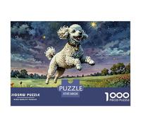 Puzzle 1000 Pezzi Poodle Qualità Premium Pet Dog Multicolore Puzzle Al Divertenti Per Uomo E Donna Regalo Per Adulti E Bambini Da 14 Anni E Più 38x26cm/1000pcs