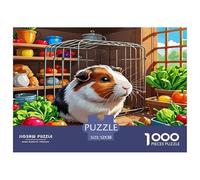 Puzzle 1000 pezzi Porcellino d'India per adulti - Orto vegetale, accogliente, vivace e rustico, estremamente difficile, decorazione murale, regalo, 52x38cm