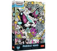 Trefl Premium Plus Quality Looney Tunes-1000 Pezzi, Serie di Puzzle con i Personaggi Più Amati, per Adulti e Bambini dai 14 anni, Multicolore, 12066