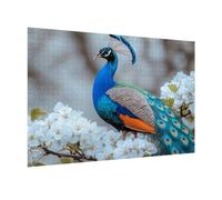 Puzzle 1000 Pezzi primavera Puzzle Adulti, Gioco Educativo, n-73 | Jigsaw Puzzles Paone, Impossibile Difficile Sfida, Classici Gioco Familiare, Giochi Divertenti, Idee Regalo