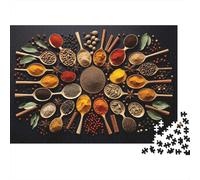 Puzzle 1000 Pezzi - Puzzle Adulti E Ragazzi Da 14 Anni, Spices From Around The World, Puzzle Per Gioco Familiare, Regalo Per Amore E Amico 1000pcs (75x50cm)