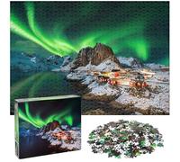 Puzzle 1000 Pezzi, Puzzle Dell'aurora Boreale, Puzzle per Adulti, Puzzle da Pavimento, Puzzle Personalizzato, Puzzle in Scatola, Puzzle di Carta per la Decorazione di Interni