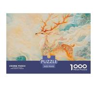 Puzzle 1000 Pezzi, Puzzle Di Deer God, Puzzle Adulti, Puzzle Arte Per Adulti, Puzzle Sika Deer Giochi Rilassamento E Intelligence, Puzzle Per Gioco Familiare, Puzzle Regalo 70x50cm/1000pcs