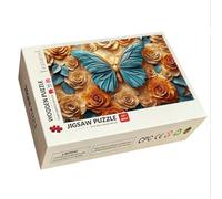 Puzzle 1000 Pezzi, Puzzle Farfalla, Legno Pezzi, Regalo Donna Uomo -10354 | Decorazioni Casa, Stampa HD, Incastro Perfetto, Scatola Colorata, Accessori Completi, Dimensioni: 75x50cm, Motivo Fiore,