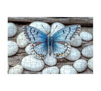 Puzzle 1000 Pezzi, Puzzle Farfalla, Puzzles in Legno con Compact Box Tema Calcolo, Puzzles Classico per Adulti e Tutta la Famiglie, Divertimento, Idea Creativo Regalo Uomo Regalo Donna, Decor -1365