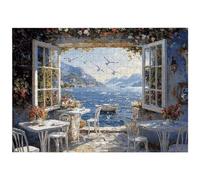 Puzzle 1000 Pezzi, Puzzle Italia per Adulti, 70x50cm, Compact Box -4610 | In legno, Spessore 2 mm, Giochi per Famiglie, con Scatola e Poster, Accessori Completi, Decorazioni Casa, Regalo Donna/Uomo