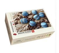 Puzzle 1000 Pezzi, Puzzle Macarons, Legno Pezzi, Regalo Donna Uomo -10606 | Decorazioni Casa, Stampa HD, Incastro Perfetto, Scatola Colorata, Accessori Completi, Dimensioni: 75x50cm, Motivo Astratto