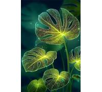 Puzzle 1000 Pezzi, Puzzle per Adulti Piante Tropicali Verdi 75x50 cm, Impossibile Difficile Puzzles Impegnativo Come Regalo e Decorazione per Pareti