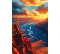 Puzzle 1000 Pezzi, Puzzle per Adulti Scogliere Canyon Alba 75x50 cm, Impossibile Difficile Puzzles Impegnativo Come Regalo e Decorazione per Pareti