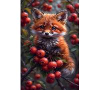 Puzzle 1000 Pezzi, Puzzle per Adulti Volpi della Frutta 75x50 cm, Impossibile Difficile Puzzles Impegnativo Come Regalo e Decorazione per Pareti