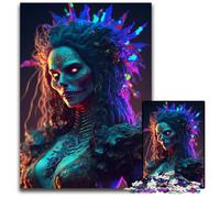 Puzzle 1000 pezzi Puzzle Zombie Queen Puzzle in legno Sfida mentale Regalo Attività educativa per adolescenti 1000 pezzi (75x50 cm)