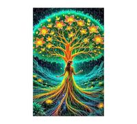 Puzzle 1000 Pezzi Ragazza Albero della Vita, Gioco Educativo e Stimolante, Sviluppare Memoria, Logica e Manualità, Giochi Rilassamento e Intelligence Puzzle per Adulti 1000 Pezzi