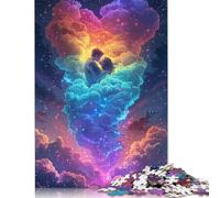 Puzzle 1000 pezzi Rainbow Universe per adulti e adolescenti | Puzzle di carta | Puzzle sostenibile per adulti | Giochi 1000 pezzi (75x50 cm)