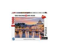 Puzzle 1000 pezzi Ravensburger Nathan Collection Evasion Basilica di San Pietro Vaticano « Dalle Radici alle Ali » Multicolore - Nouvo