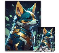 Puzzle 1000 pezzi Realismo magico Cane Corgi Puzzle difficili per adulti Attività educativa per abilità cognitive Miglioramento delle abilità cognitive 26X38CM / 10,23x14,96 pollici