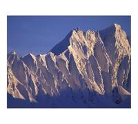 Puzzle 1000 Pezzi Regalo Jigsaw Puzzle Classici -Alaska,Montagne,Neve,Cima,Ombre 70x50cm