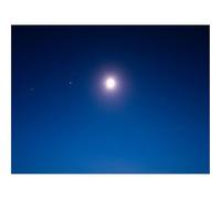 Puzzle 1000 Pezzi Regalo Jigsaw Puzzle Classici -Notte,Luna,Stelle,Cielo stellato,Orizzonte,Mare 70x50cm