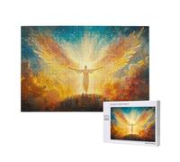 Puzzle 1000 Pezzi Religione Puzzle Angelo Grandi Dimensioni per Adulti Con Scatola di Imballaggio e Immagini di Riferimento,Divertenti Giochi per Tutta la Famiglia,Come Regalo per Amici 2T-835