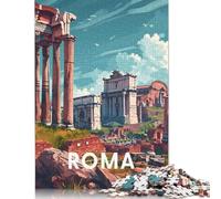 Puzzle 1000 pezzi Roma Foro Romano Puzzle per adulti Puzzle difficoltà Puzzle gioco educativo giocattolo decorazione per la famiglia 1000 pezzi (75x50 cm)