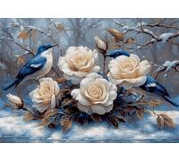 Puzzle 1000 Pezzi Rosa Puzzle Adulti Sfida Impossibili Jigsaws Animale Classica 3D Pattern Art Jigsaws per Divertimento Adulti e Bambina, Gioco Familiare, Festa Aziendale, Amore e Amico 75x50cm C-281