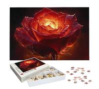 Puzzle 1000 Pezzi Rosa, Puzzle Mistero 1000 Pezzi Arte per Adulti e Bambini, Misura: 75x50 cm, Puzzles Legno per Adulti con Squisita Scatola di Imballaggio, Idea Regalo Donna, Regalo Uomo, -8165