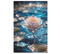 Puzzle 1000 Pezzi Rose Per Adulti E Bambini Puzzles Con Tavola Di Legno Decorazione Della Famiglia 78×53cm