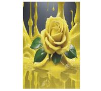 Puzzle 1000 Pezzi Rose Per Adulti E Bambini Puzzles Con Tavola Di Legno Decorazione Della Famiglia 78×53cm