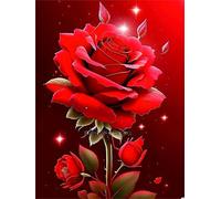 Puzzle 1000 pezzi, Rose Rosse Puzzle Classici per Adulti, Giocattoli di Gioco Impegnativi, puzzle Impossibile, Puzzles per Gioco Familiare, Regalo per Amore e Amico 75 x 50 cm