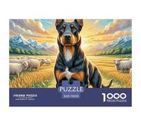 Puzzle 1000 Pezzi Russian Black Terrier Per Adulti E Bambini Con Puzzle Classico Impegnativo E Difficile Scenic Scene Theme Regalo Per La Famiglia 70x50cm/1000pcs