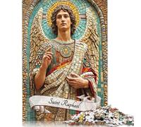 Puzzle 1000 pezzi "San Raffaele Arcangelo" per adulti, difficoltà alta, giocattoli educativi, giochi, decorazioni per la famiglia (75x50 cm)