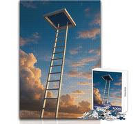 Puzzle 1000 pezzi Scala per il cielo Giocattoli Giochi educativi Analisi e logica Regali di Babbo Natale segreto Dimensioni 38x52cm