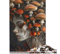 Puzzle 1000 pezzi Scheletro Donna Funghi Puzzle per adulti Puzzle educativo Gioco Giocattoli educativi Regali Puzzle (75x50cm)